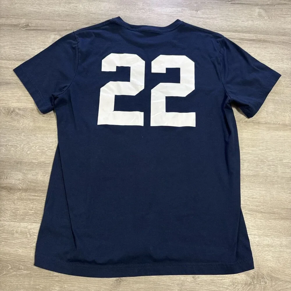 Juan Soto Shirt New York Yankees Two Juan Two Men's Blue Large 65% Polyester